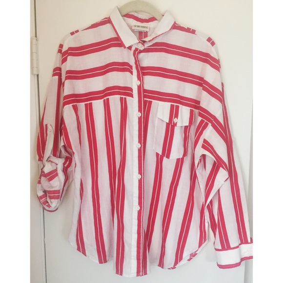 🌵Vintage 70s Western Stripe Button-up Top🌵 - Picture 1 of 1